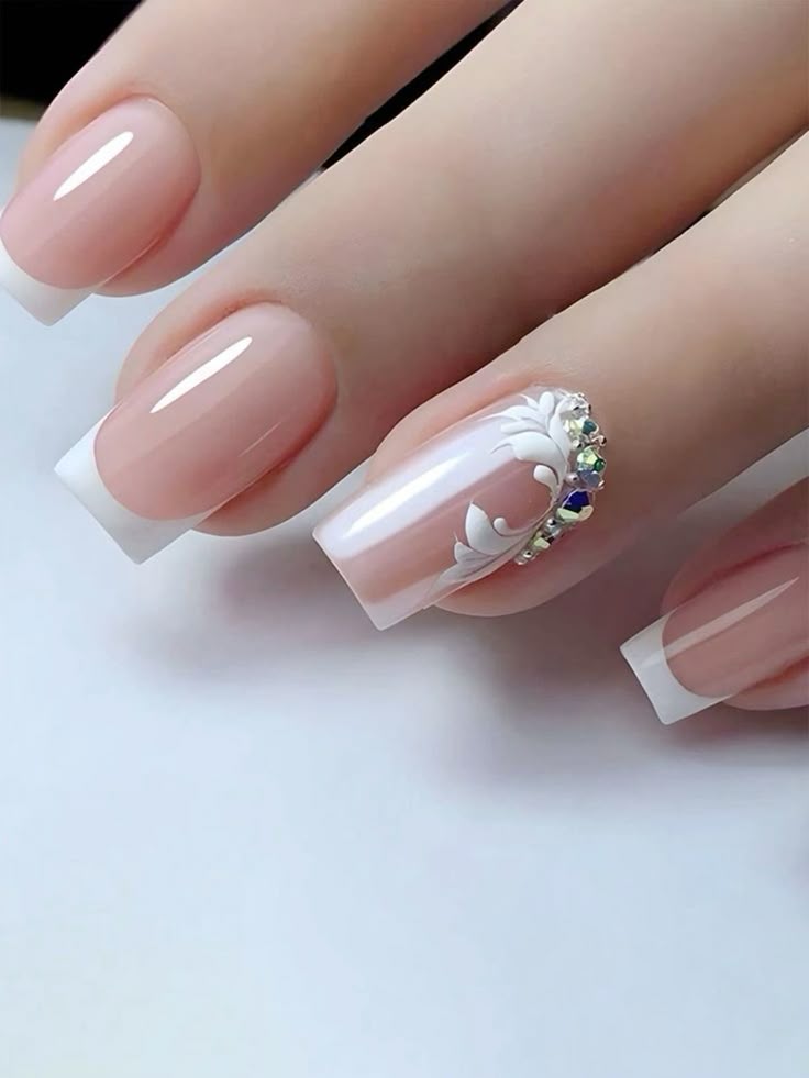 unhas de noiva acrigel