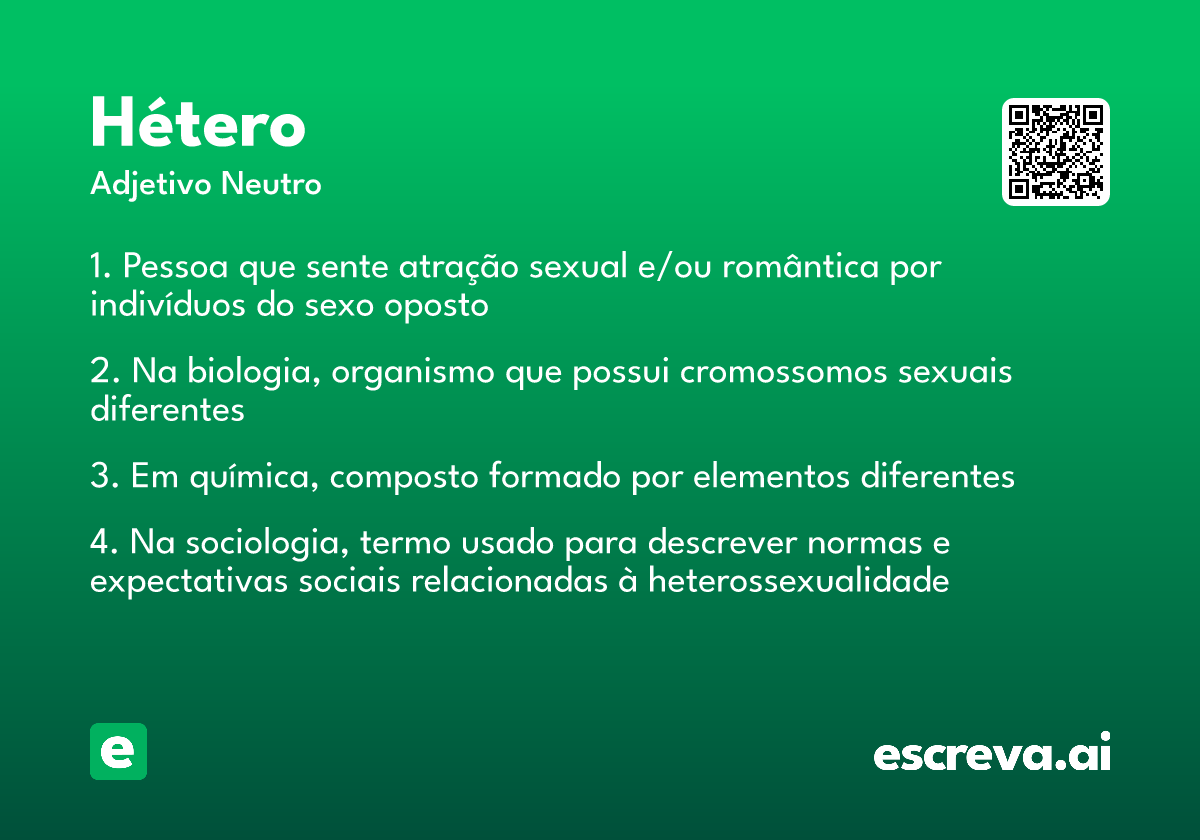 significado de hétero