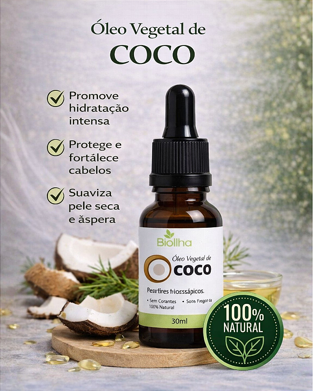 óleos vegetais prensados a frio cabelo