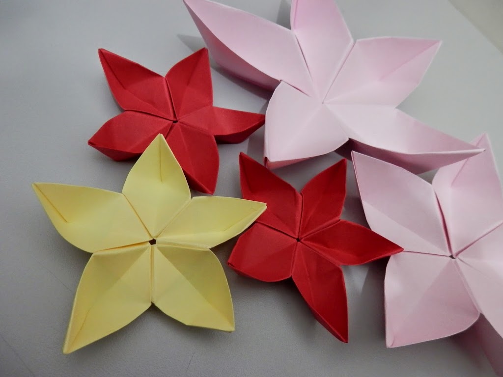 diagrama origami flor
