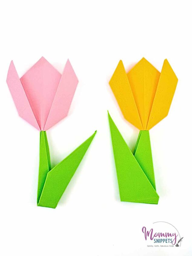 origami flor de papel simples