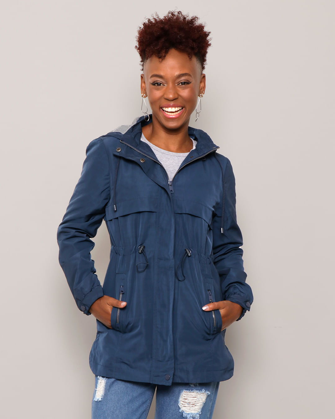 parka feminina plus size