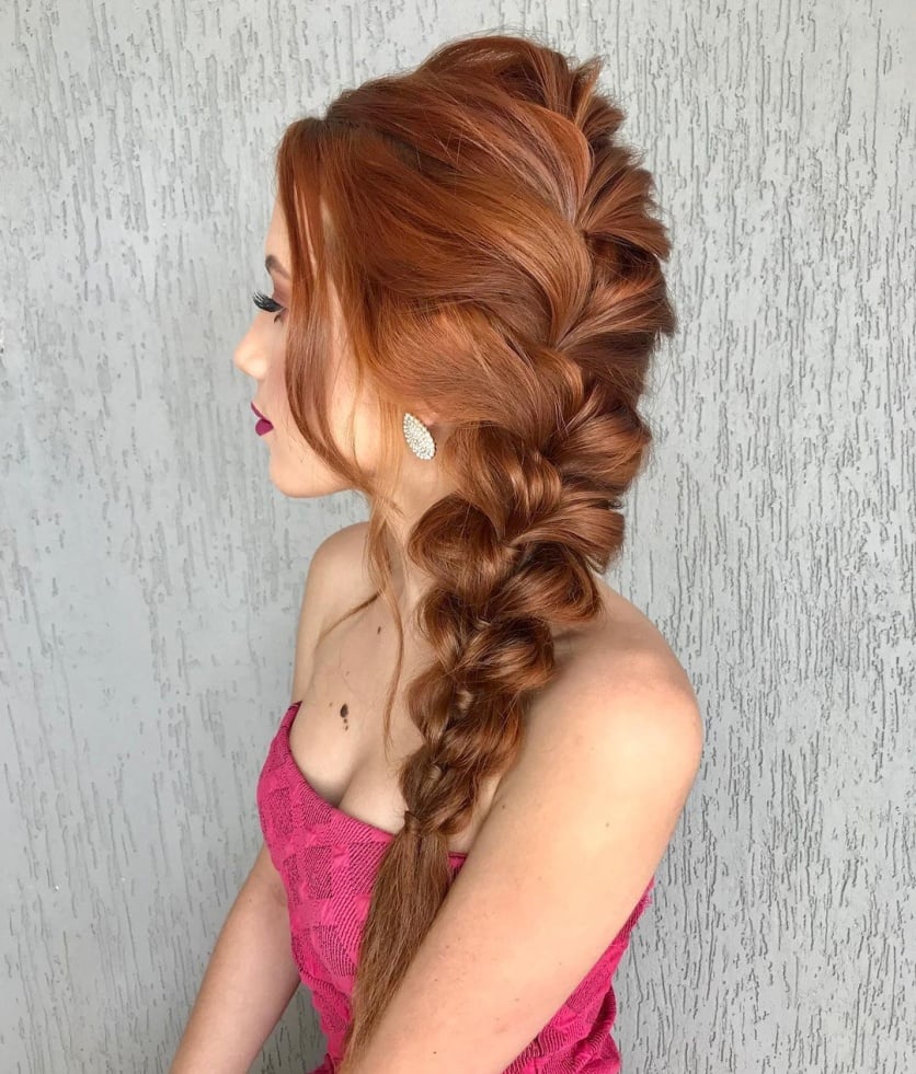 penteados para formatura cabelo liso