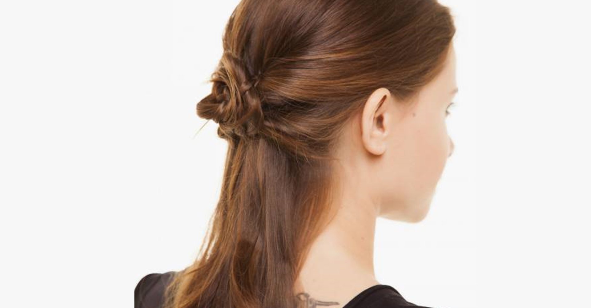 penteado semi preso para formatura