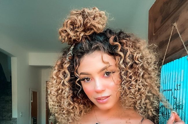 penteados com twist cabelo cacheado