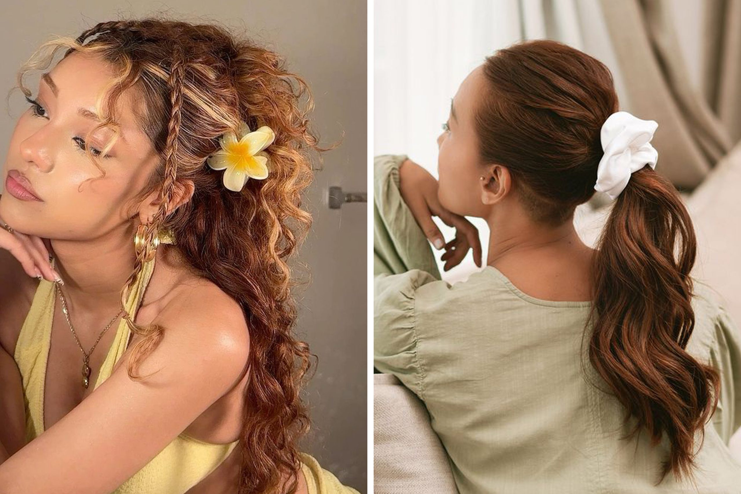 penteados cabelo ondulado fácil