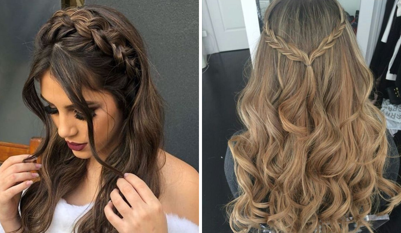 penteados para cabelo ondulado curto
