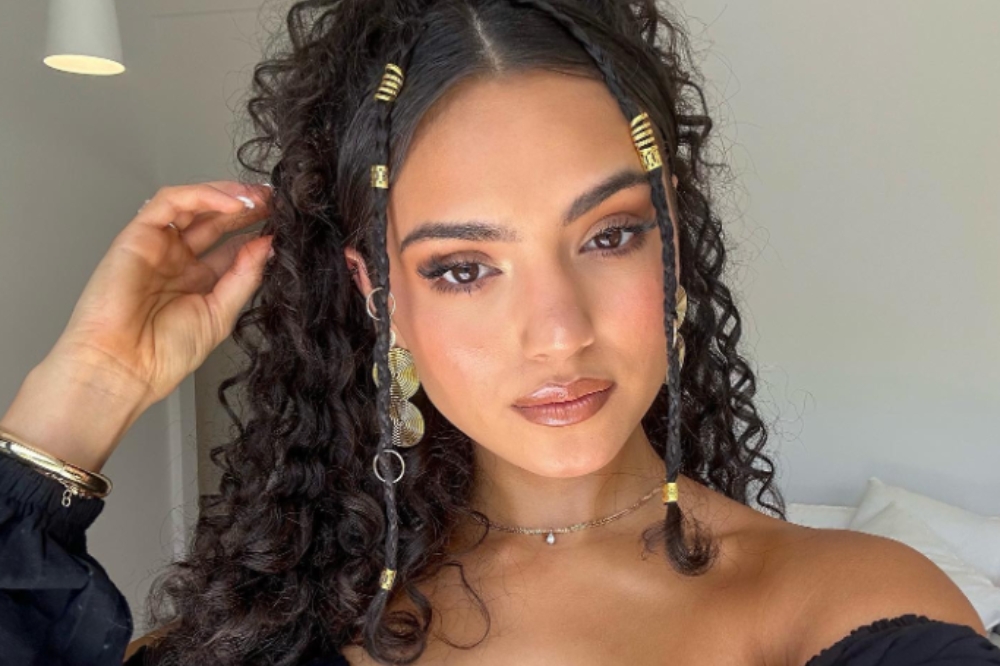 penteados para cabelo ondulado longo