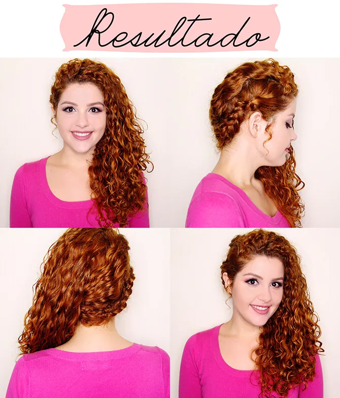 penteados para festa cabelo ondulado