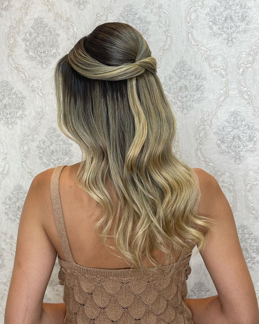 penteado convidada casamento noite