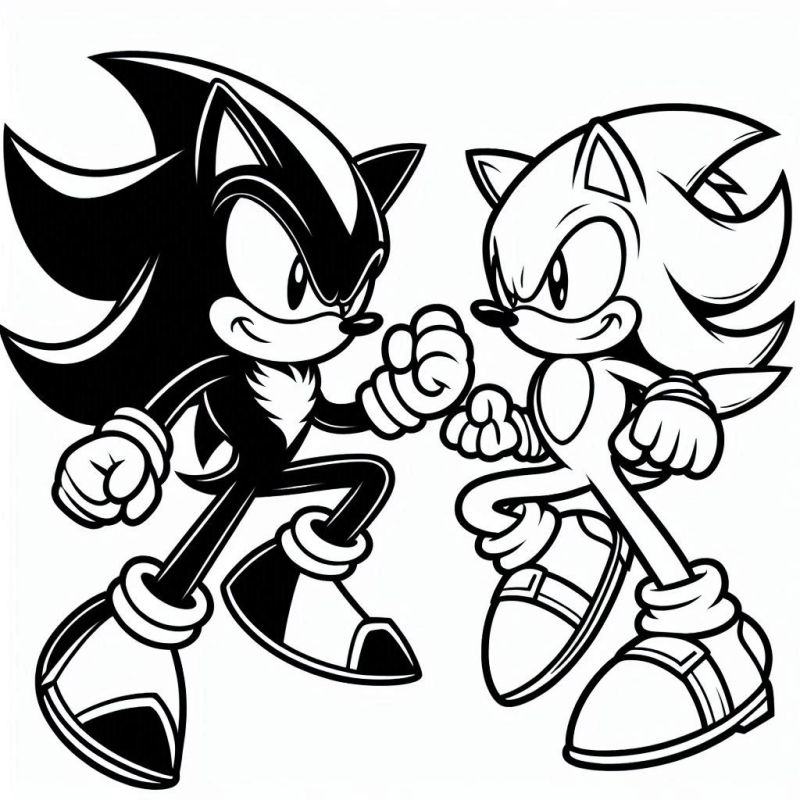 Sonic the Hedgehog coloring pages