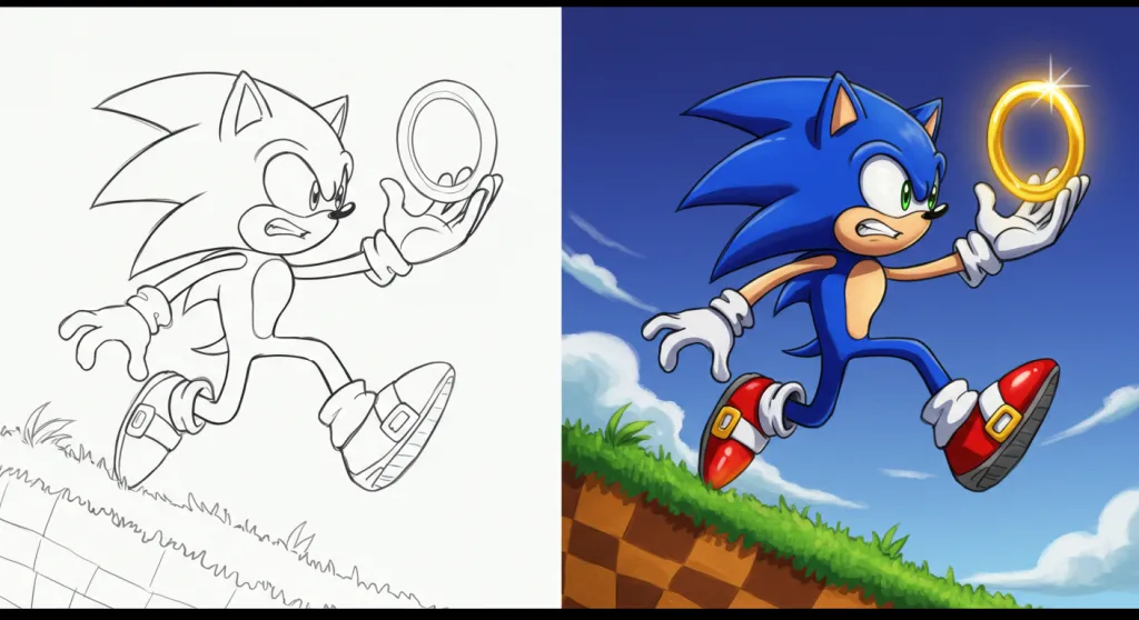 desenhos do Tails para colorir
