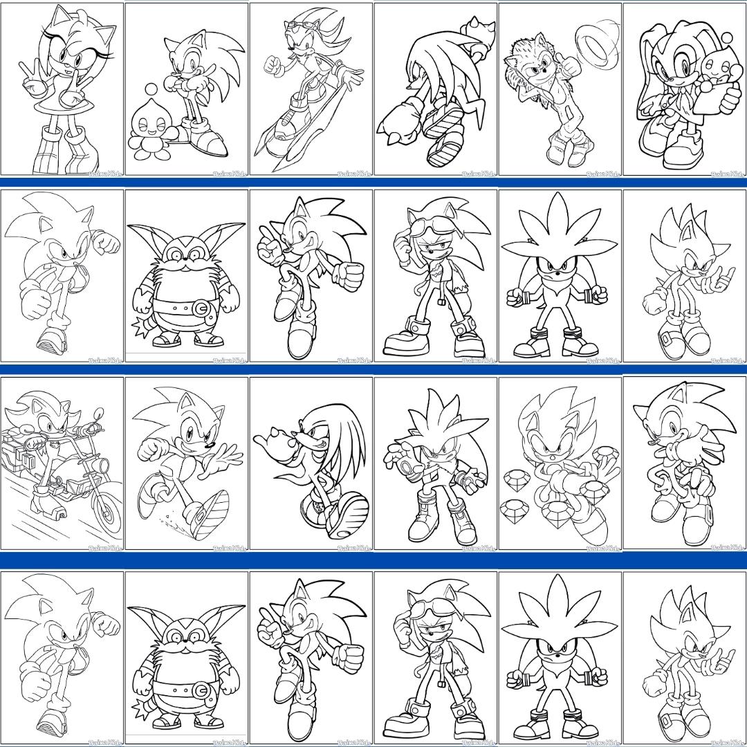 Sonic the Hedgehog coloring pages
