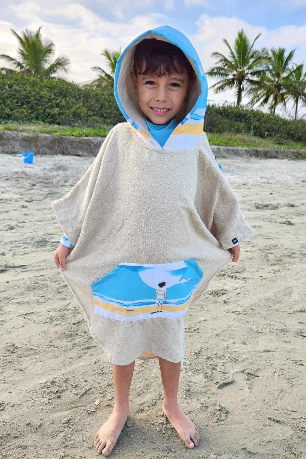 poncho versátil
