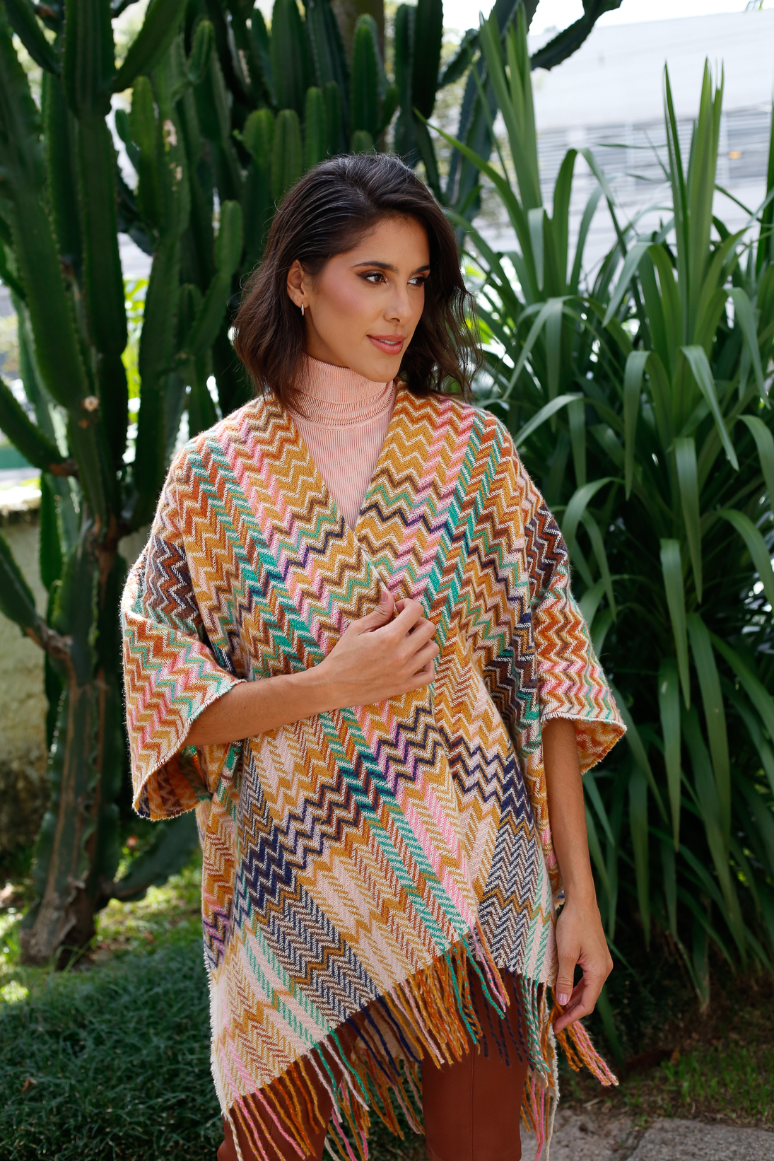 poncho impermeável