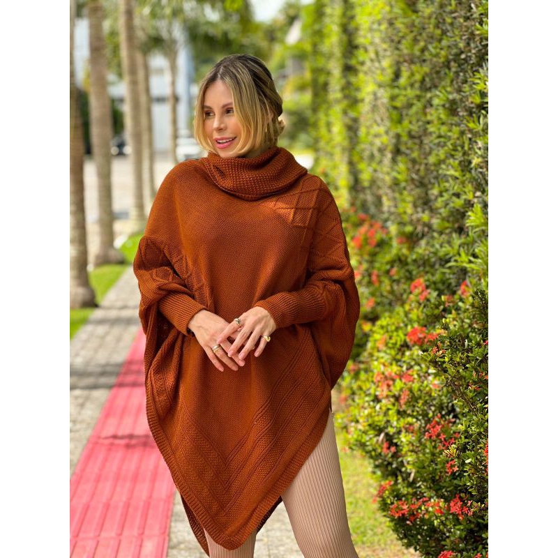 poncho de inverno