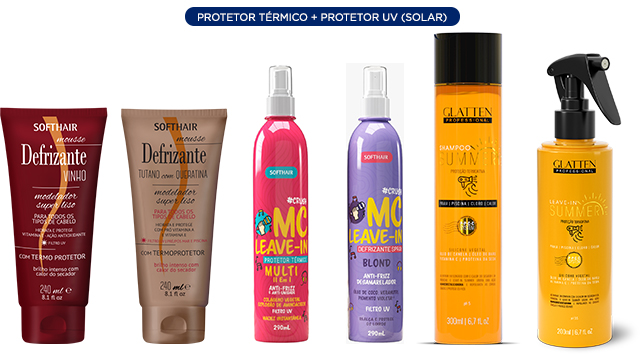 protetor térmico cabelo com química
