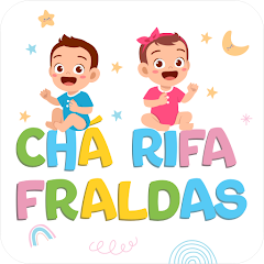 convite chá rifa digital