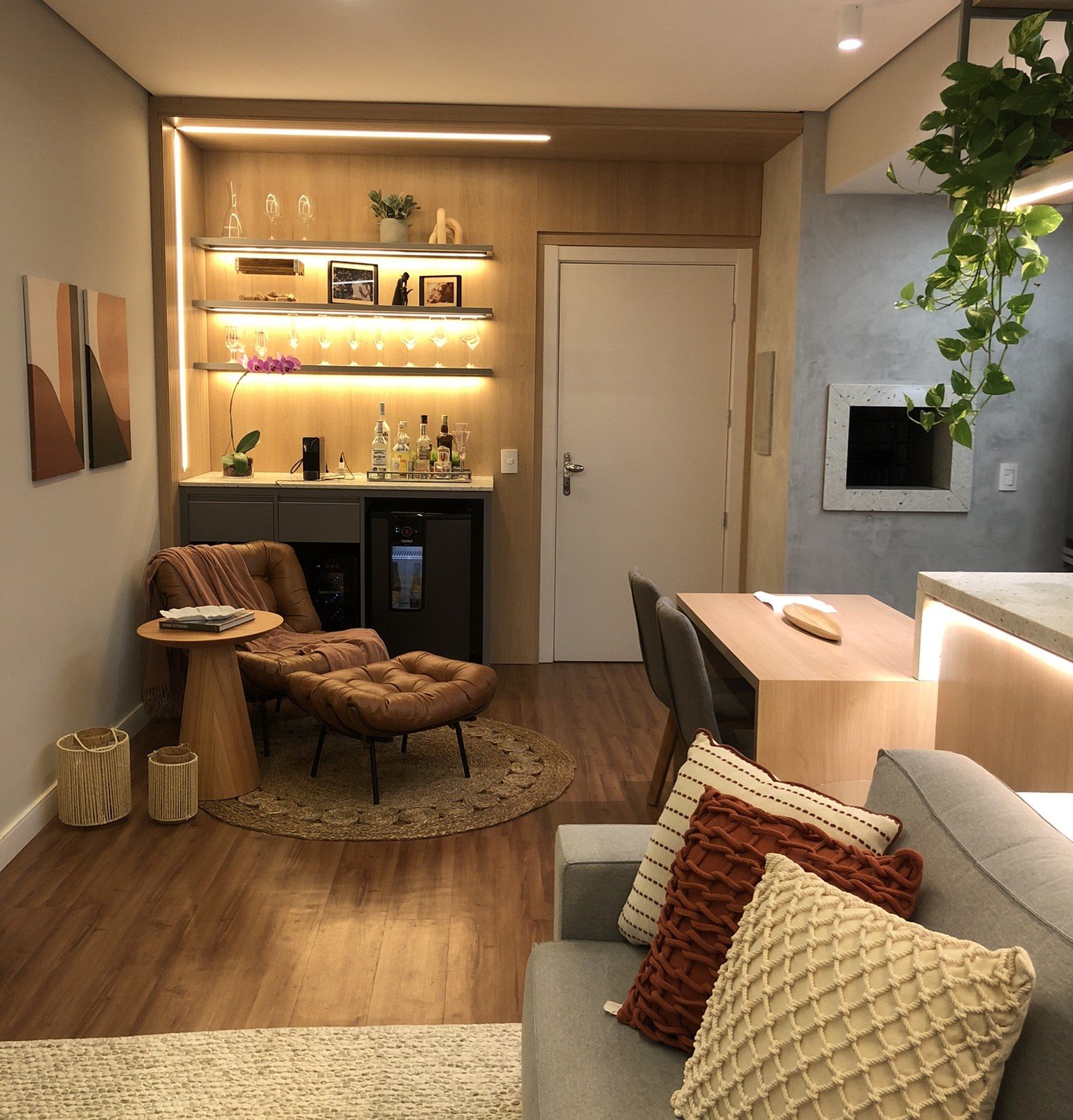 ideias decoração sala pequena luxuosa