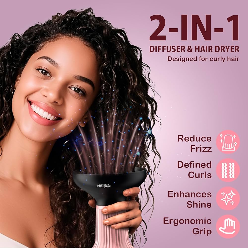 secador de cabelo profissional com difusor
