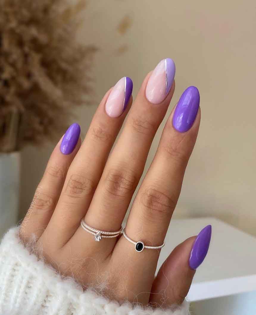 unhas naturais decoradas
