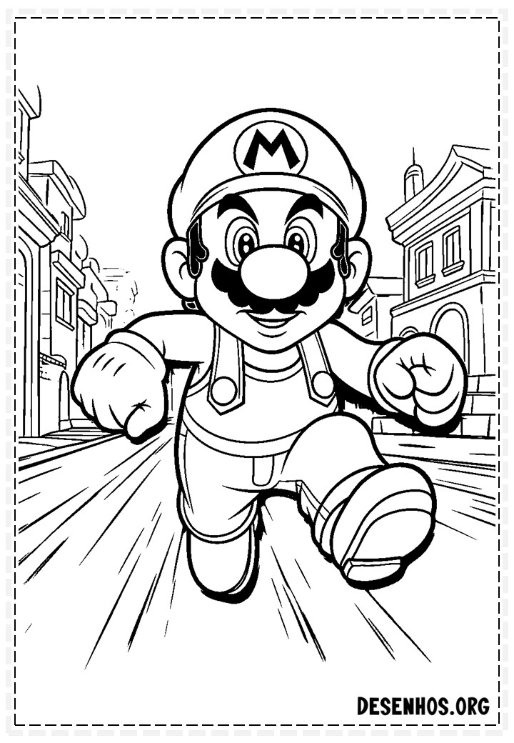 desenhos do mario para imprimir