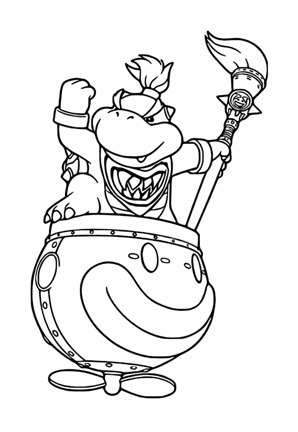 mario bros colorir