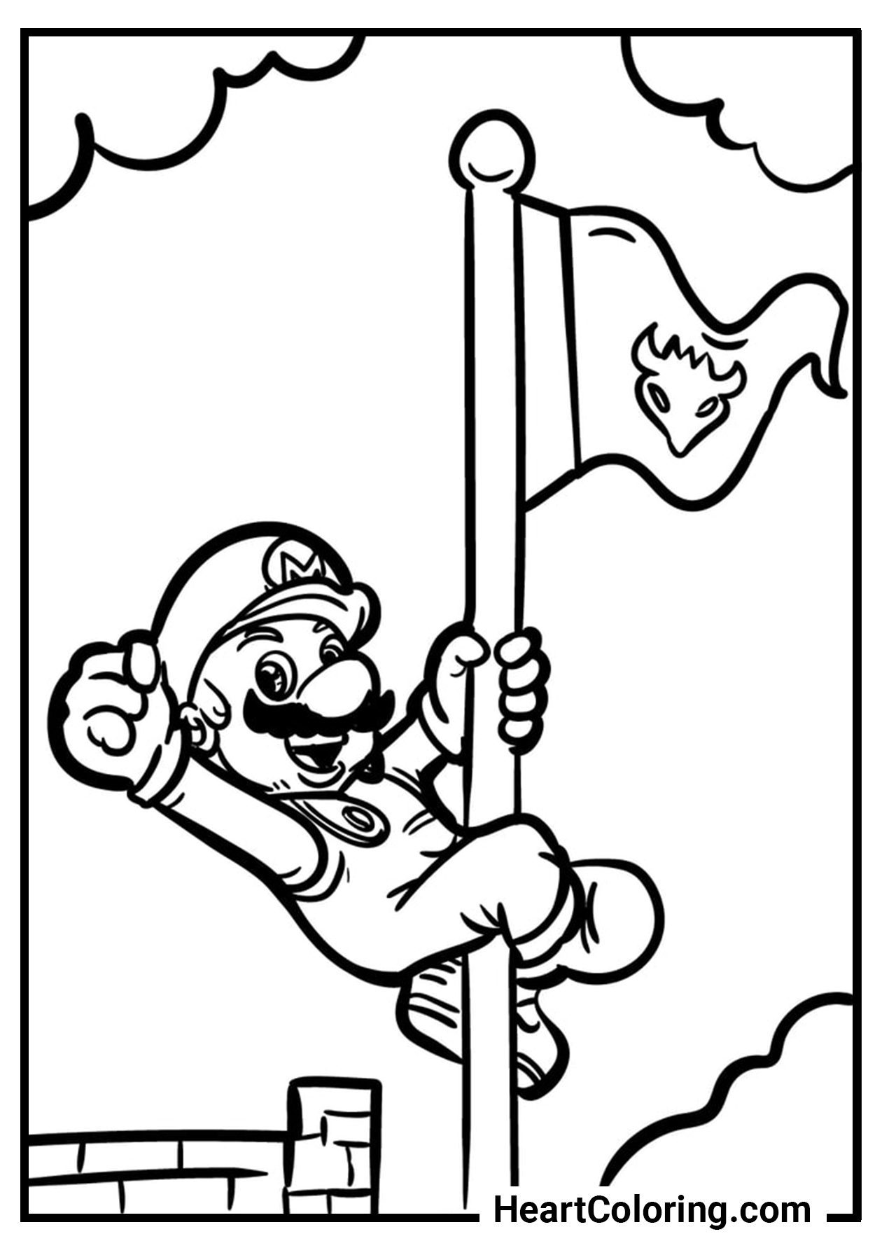 colorir princesa peach
