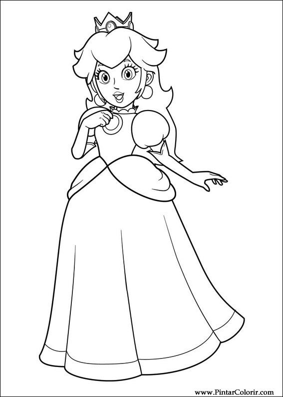 cores oficiais super mario