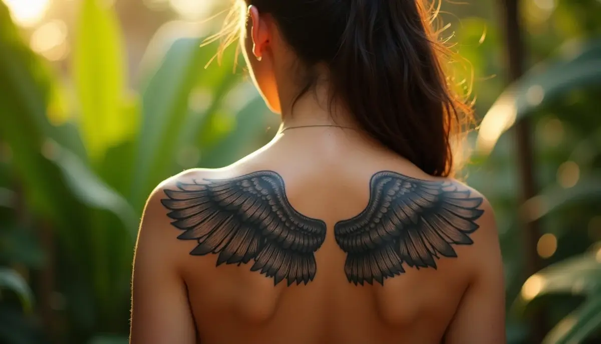 80 ideias de tatuagem de asas nas costas que vão te inspirar hoje
