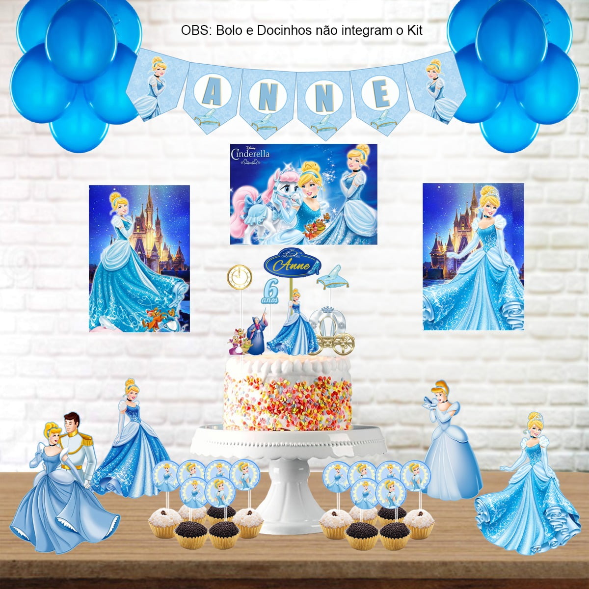 festa infantil Cinderela