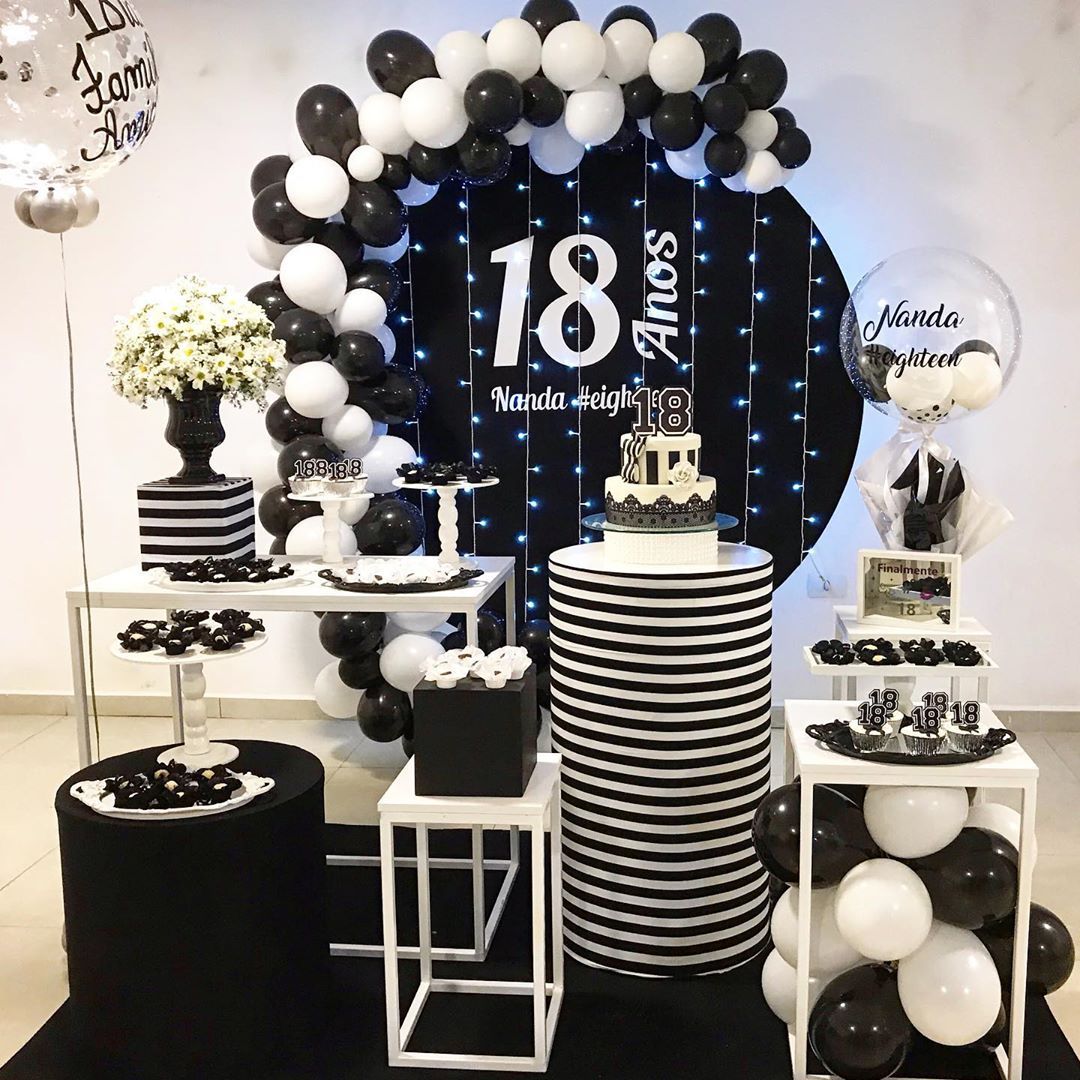 temas de festa de 18 anos modernos