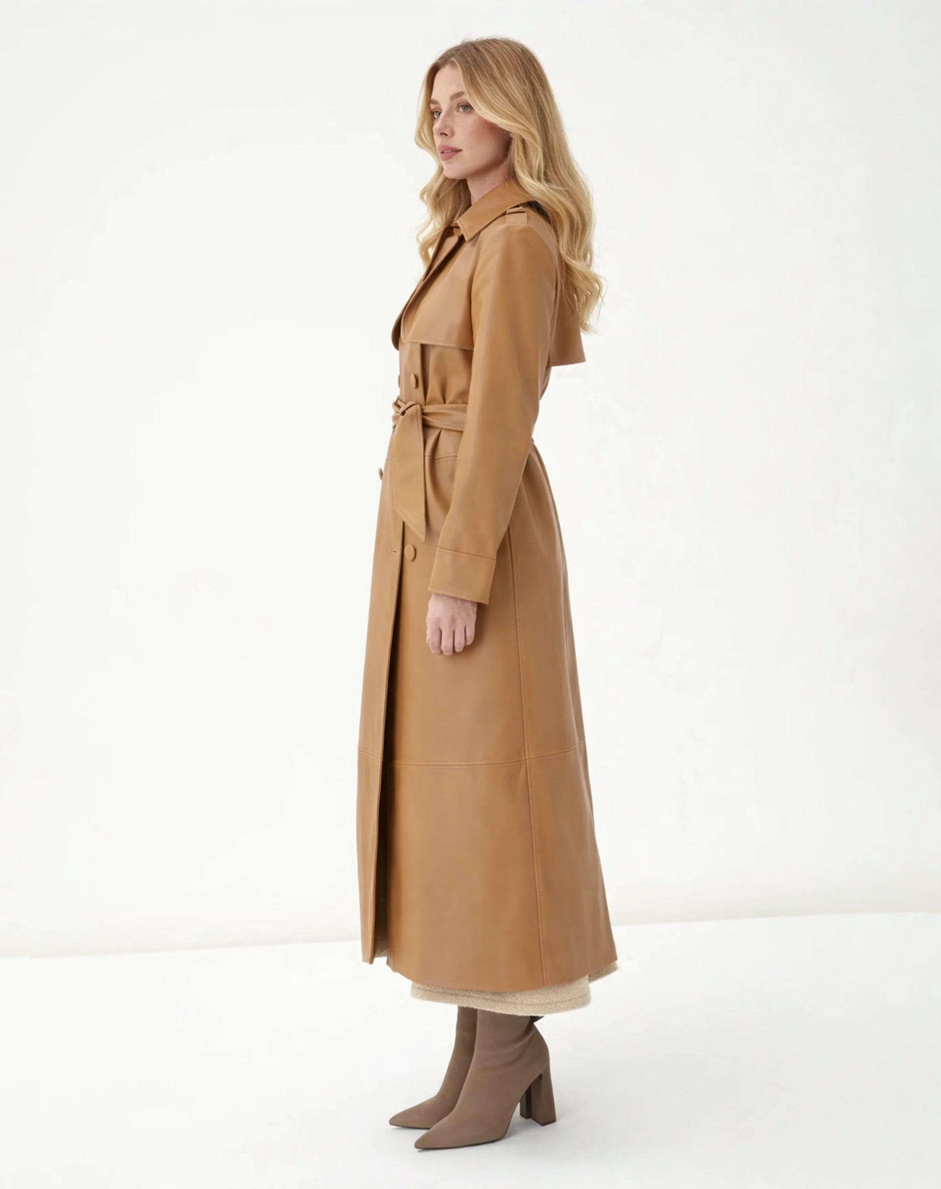 trench coat longo
