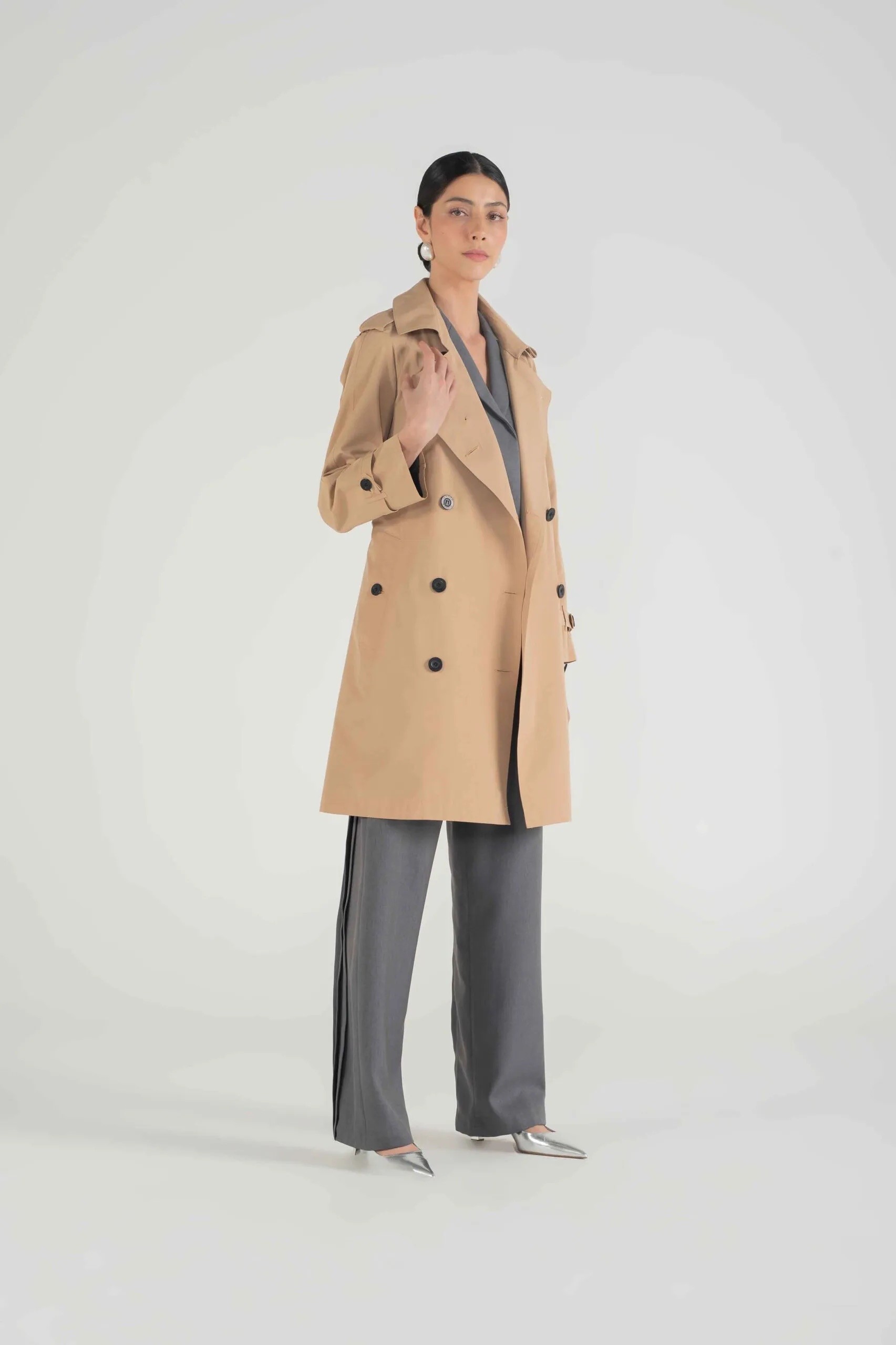 trench coat casual