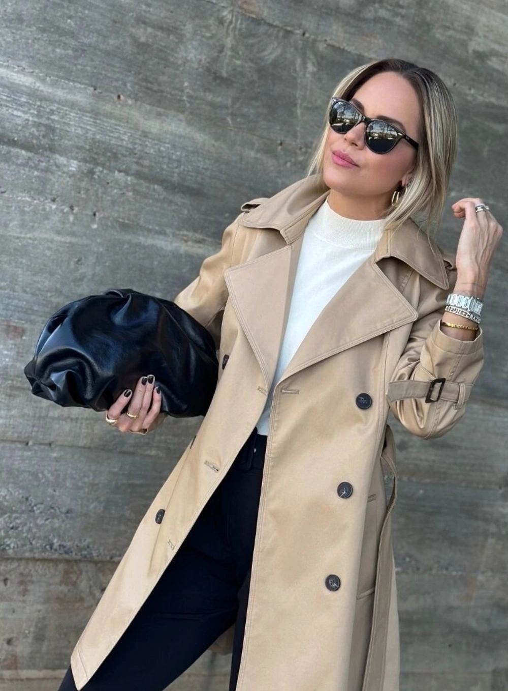 trench coat bege