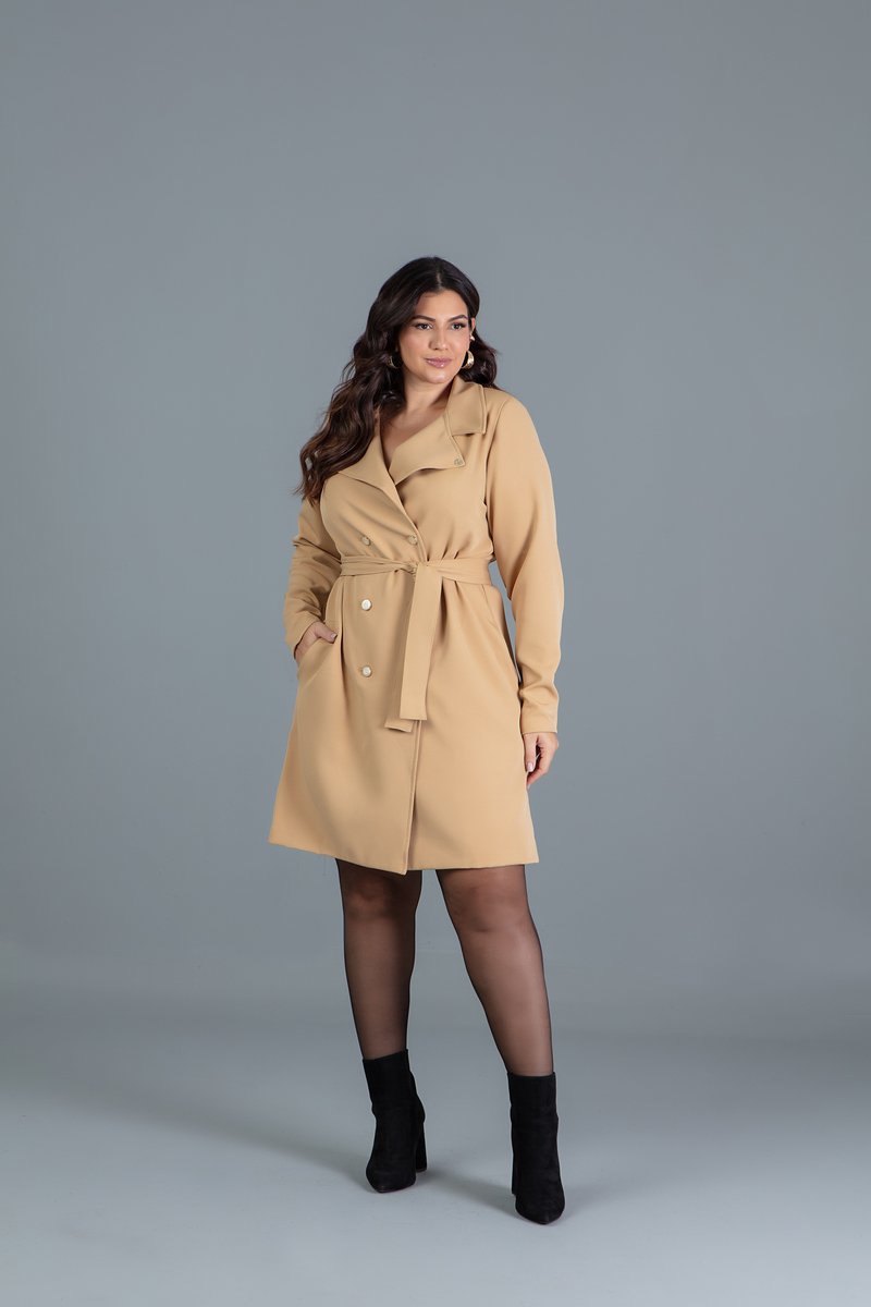 trench coat couro