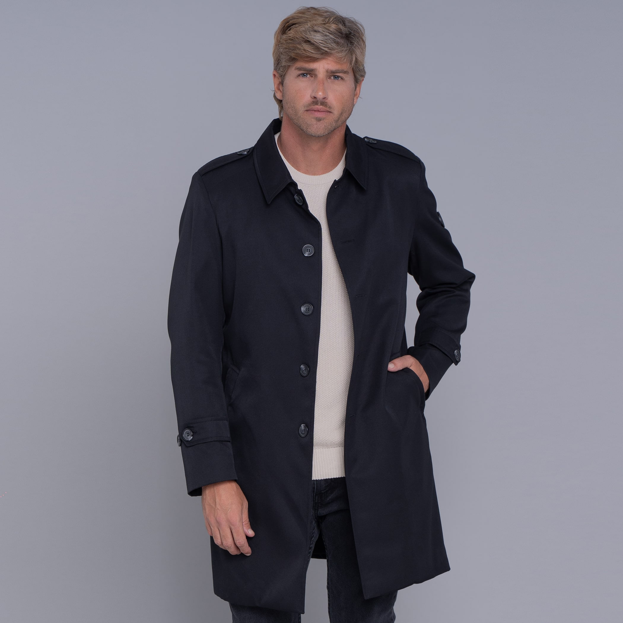 trench coat couro