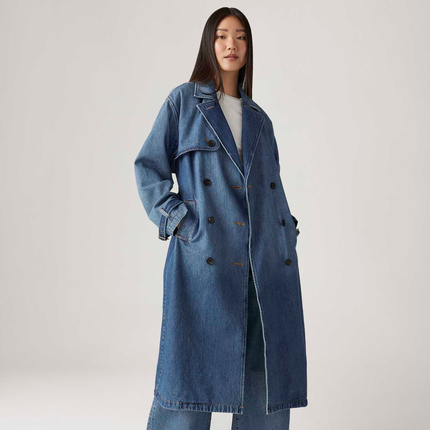 trench coat curto