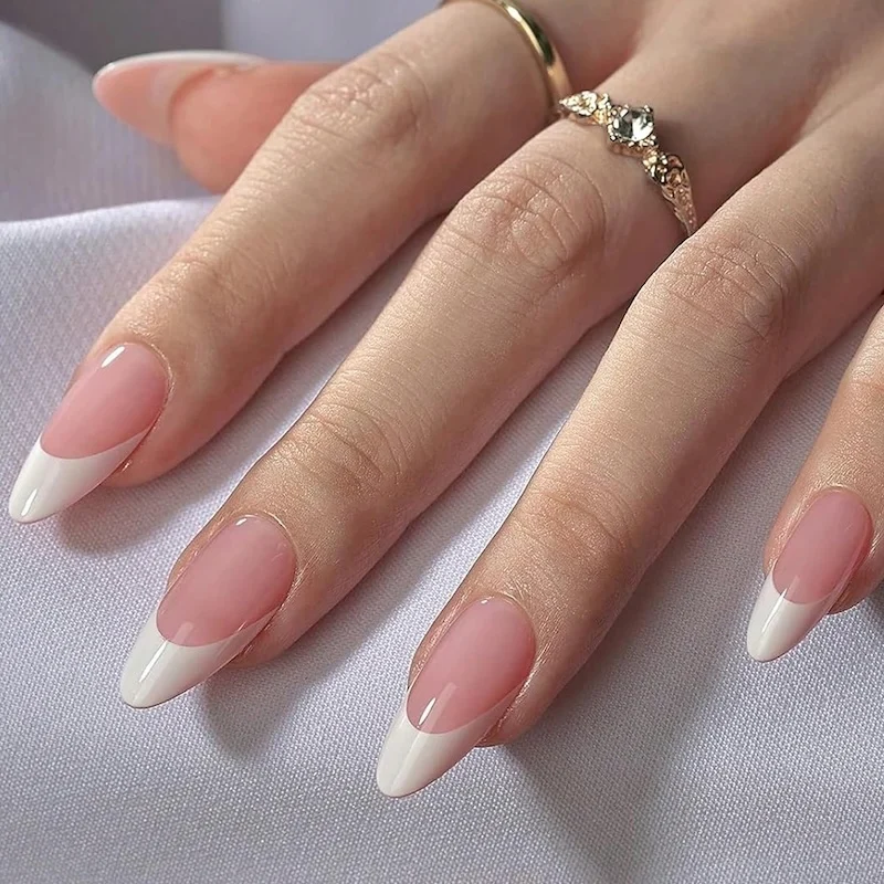 unha almond nude