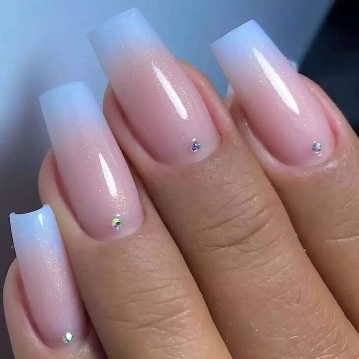 tutorial unha baby boomer com glitter