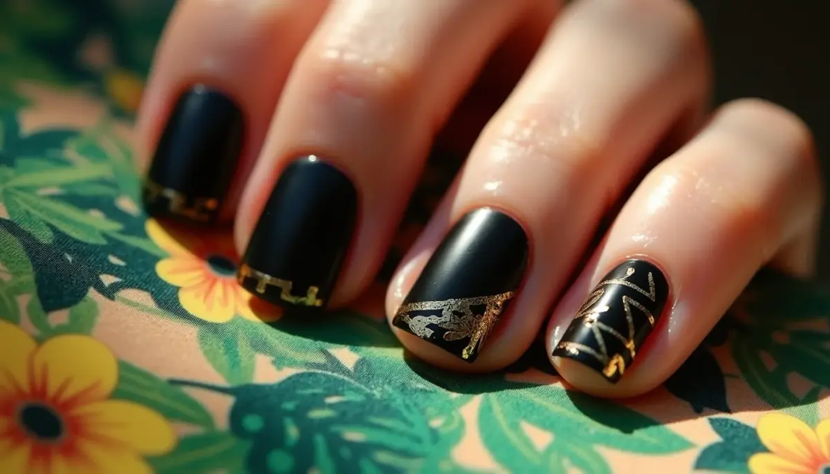 45 Unhas Pretas Decoradas Elegantes e Versáteis para 2026