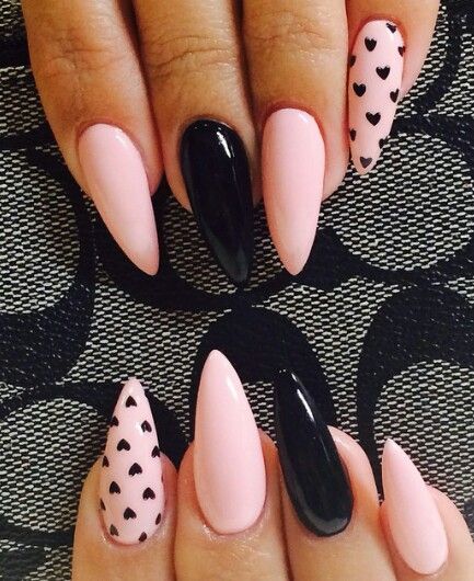 unha stiletto delicada para casamento