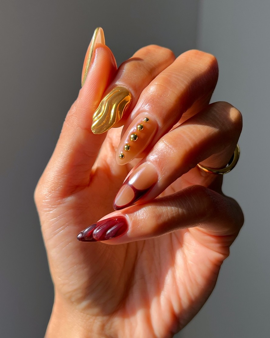tendência unhas 2025 cores