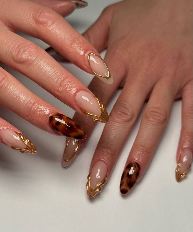 nail art unhas almond