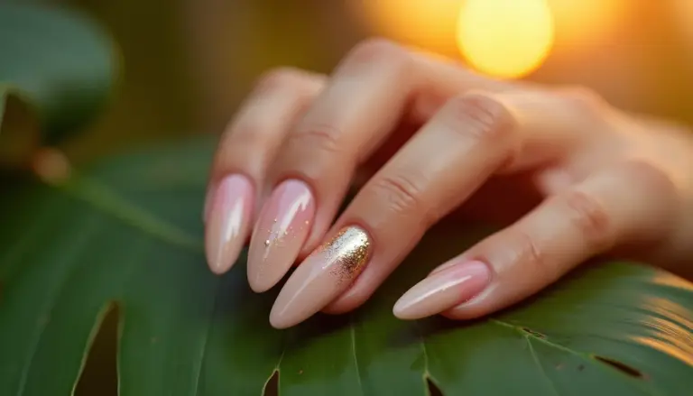 38 Ideias de Unhas Amendoadas para Afinar os Dedos