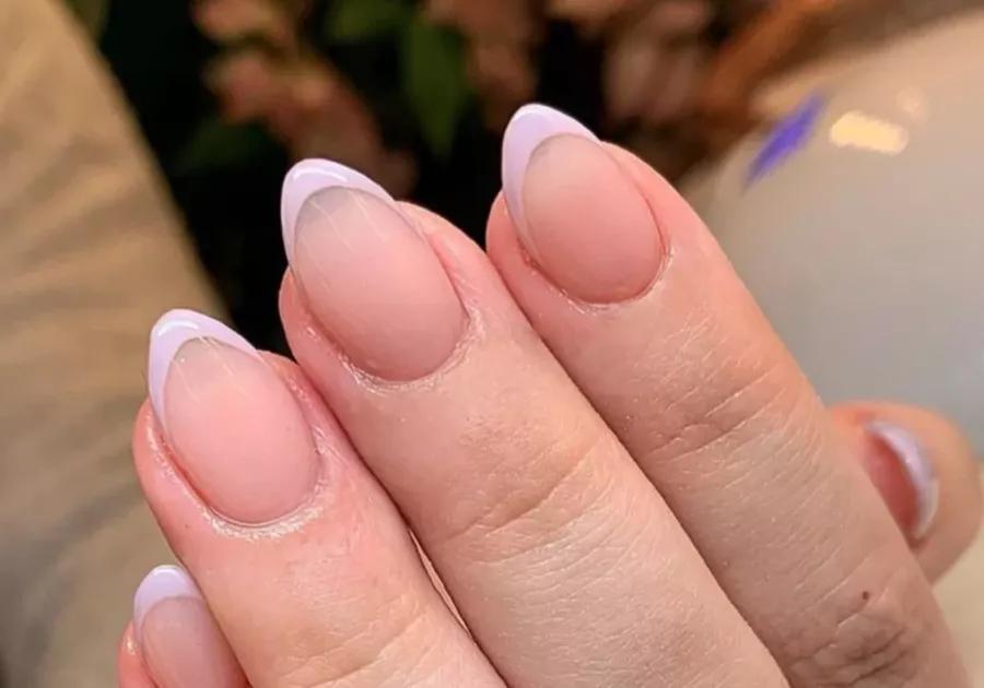 unhas curtas amendoadas