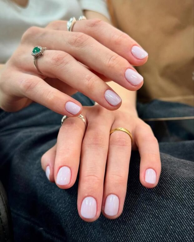 unhas curtas e elegantes