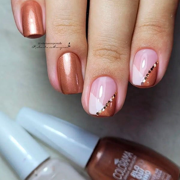 formatos de unhas curtas