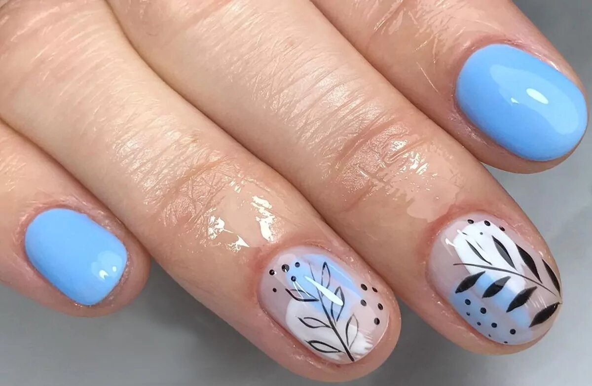 unhas curtas estilo squoval