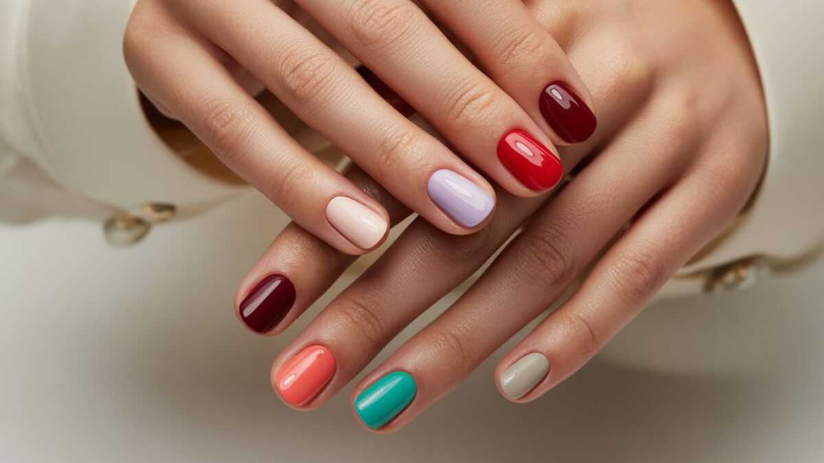 unhas curtas estilo clean girl